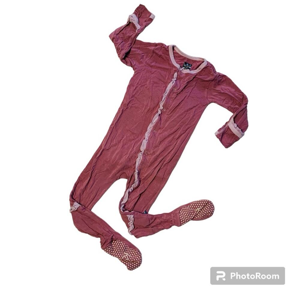 Kickee Pants Lilac Purple Ruffle Pajamas